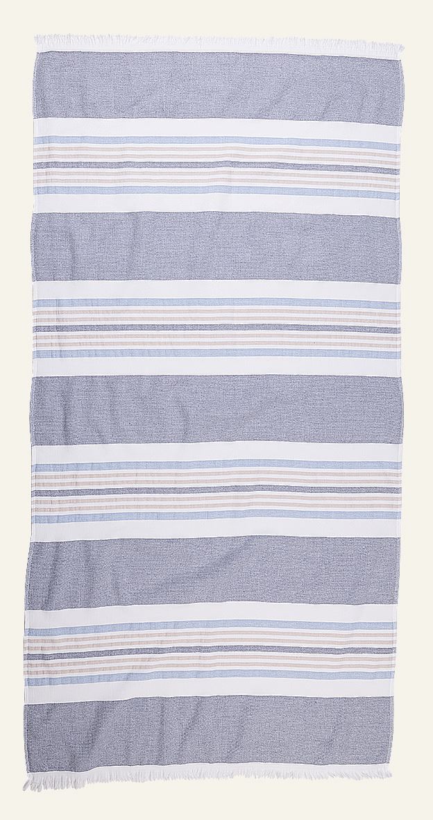 Badehåndkle multi blå - 3