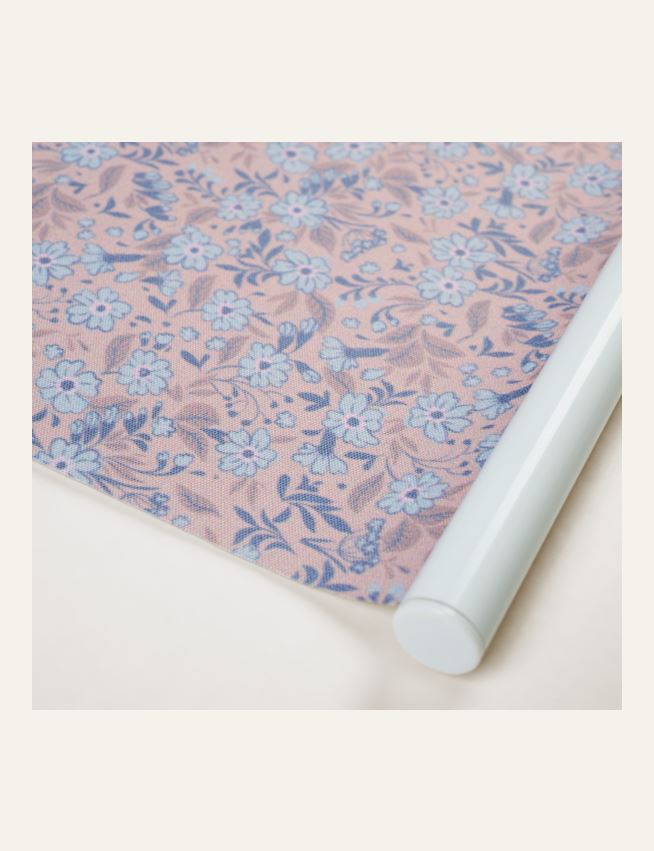 Lystett rullegardin rosa - 3