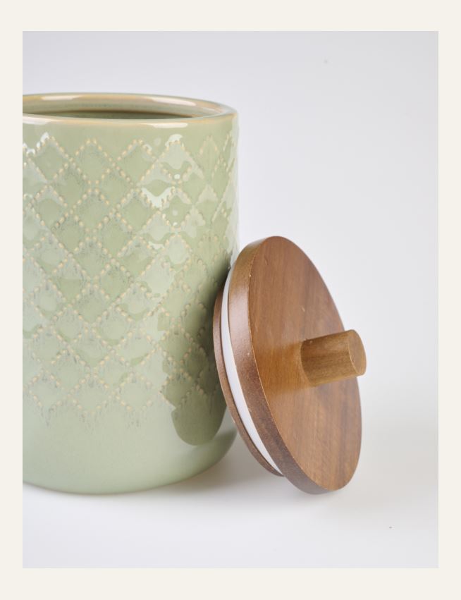 Oppbevaringskrukke grønn - 2