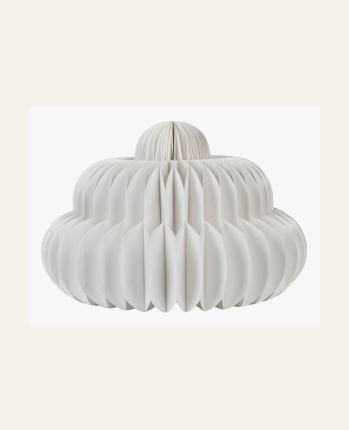 Lampeskjerm hvit - 25x40 cm hvit - 1