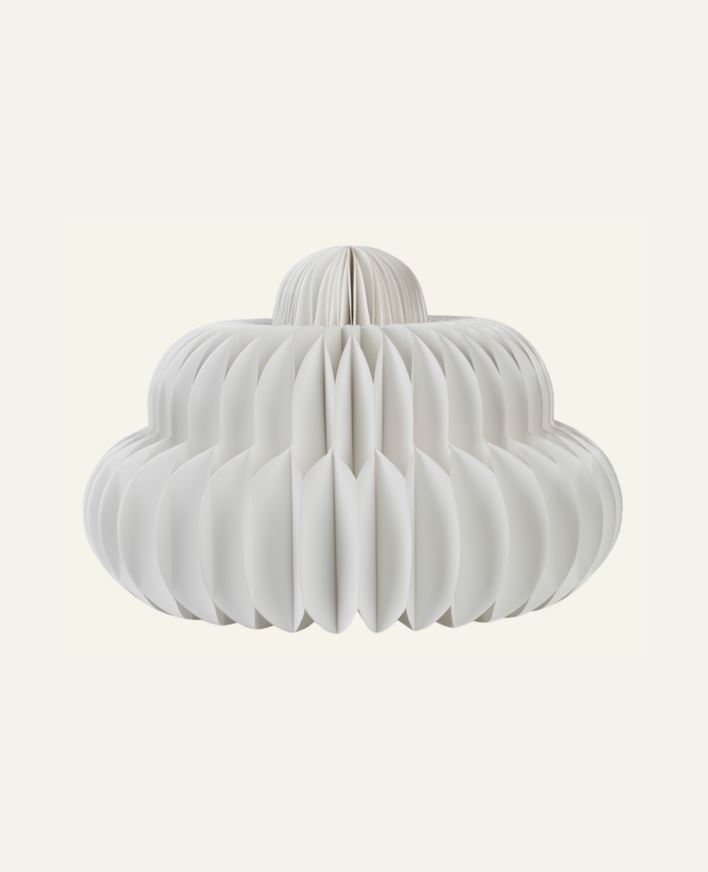 Lampeskjerm hvit - 25x40 cm hvit - 1