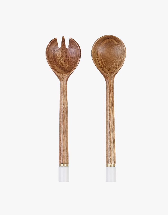 Salatbestikk brun - 7x28 cm brun - 1