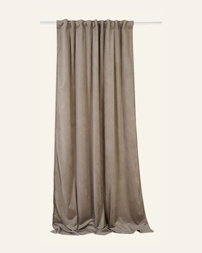 Lysdempende gardin taupe - 140x240cm 7cm taupe - 1
