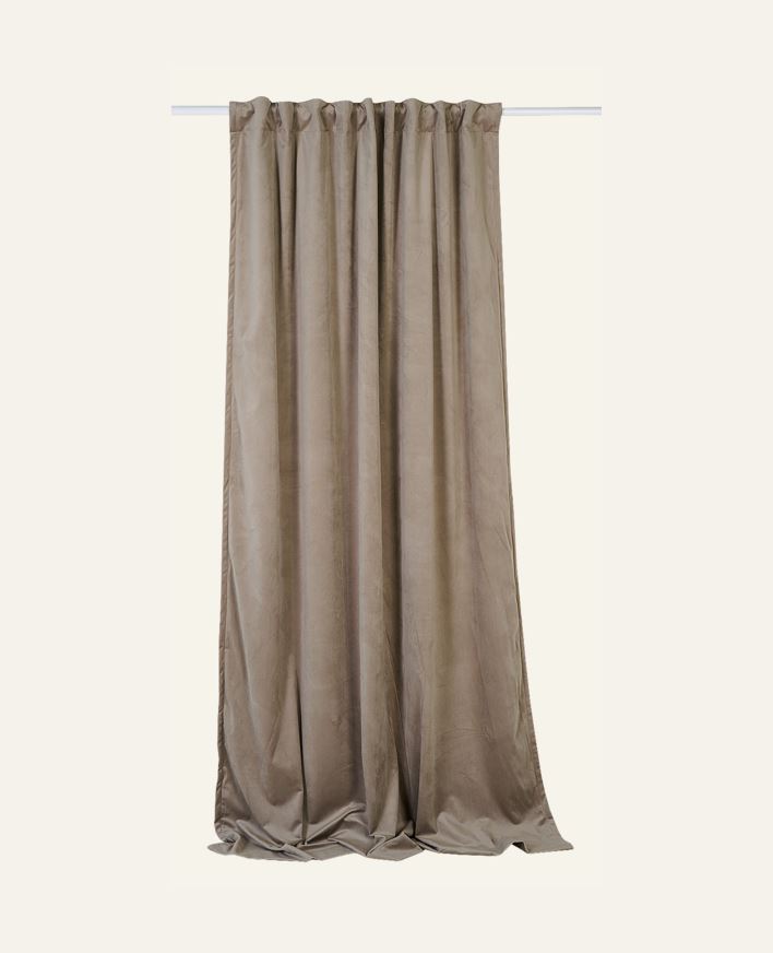 Lysdempende gardin taupe - 140x240cm 7cm taupe - 1