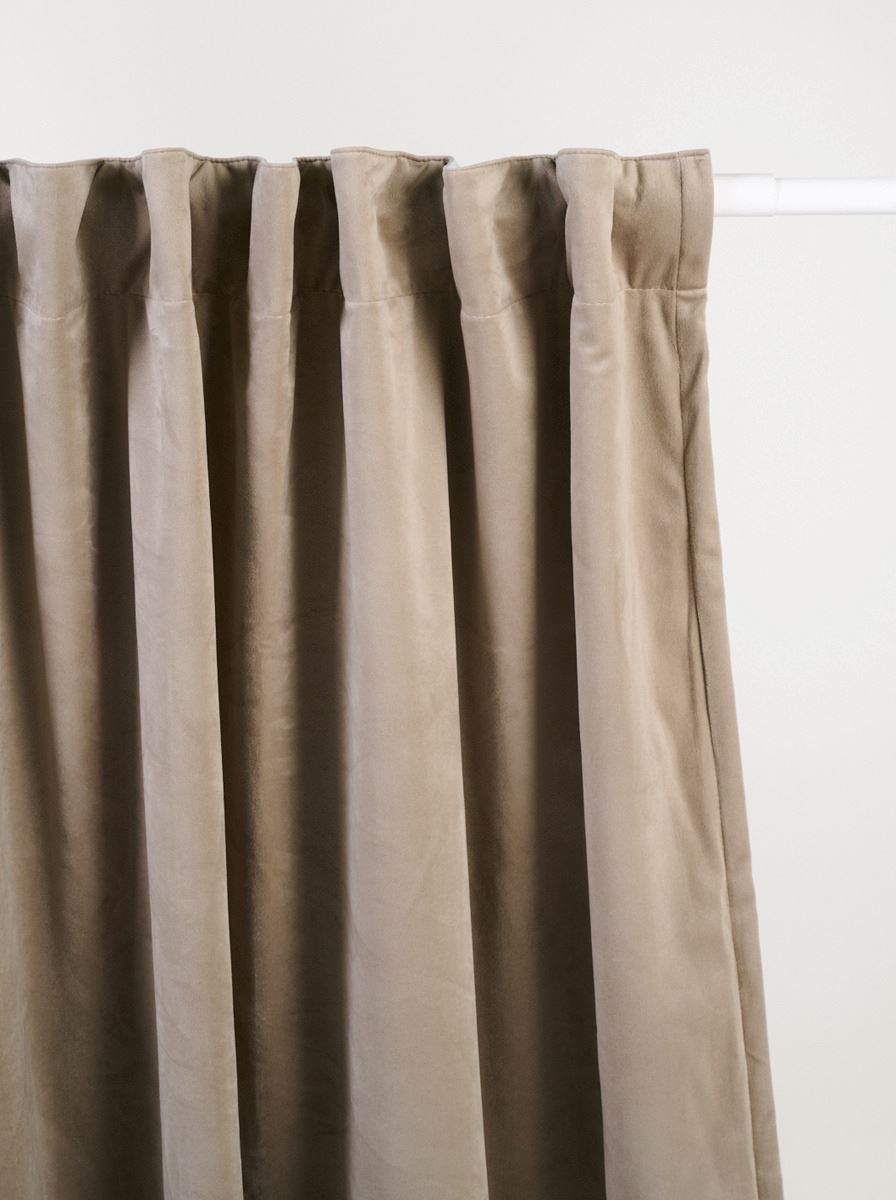 Lysdempende gardin taupe - 3