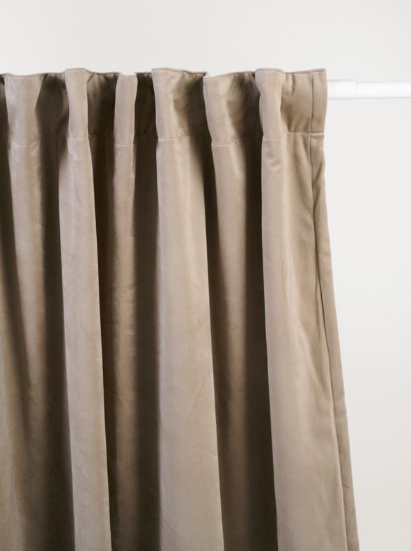 Lysdempende gardin taupe - 3