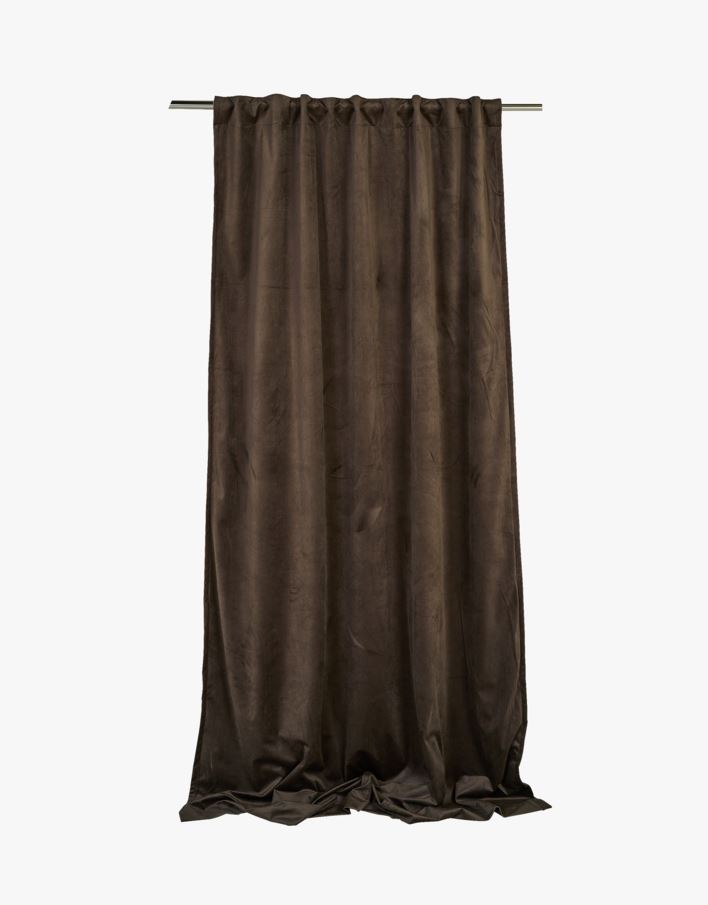 Lysdempende gardin mørk brun - 140x240 cm mørk brun - 1