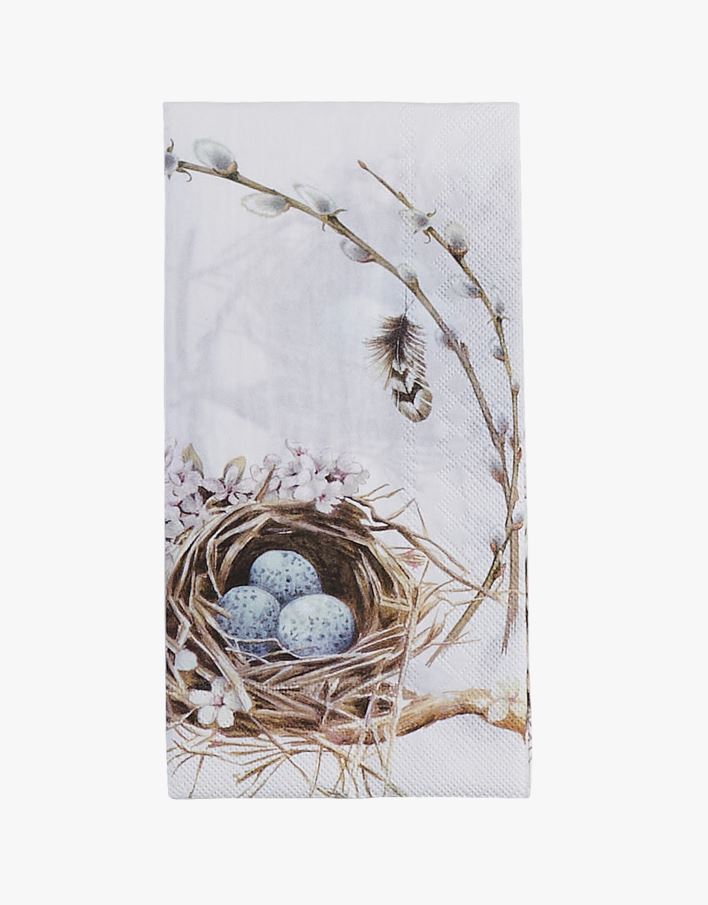 Buffet papirservietter hvit - 33x42 cm hvit - 1