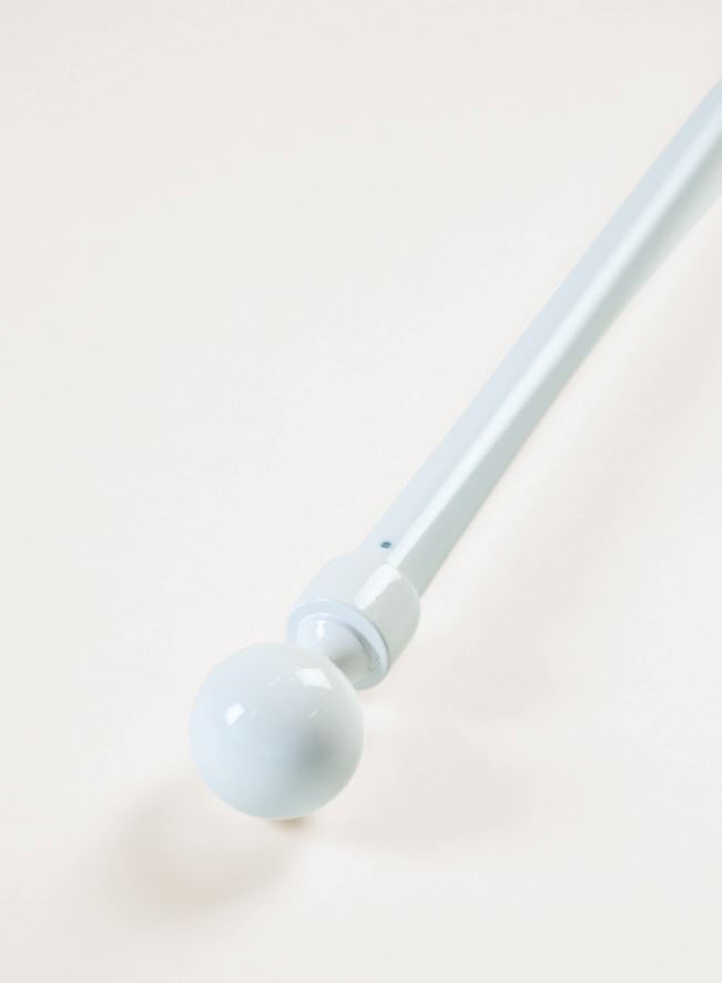 Gardinstang komplett hvit - 3