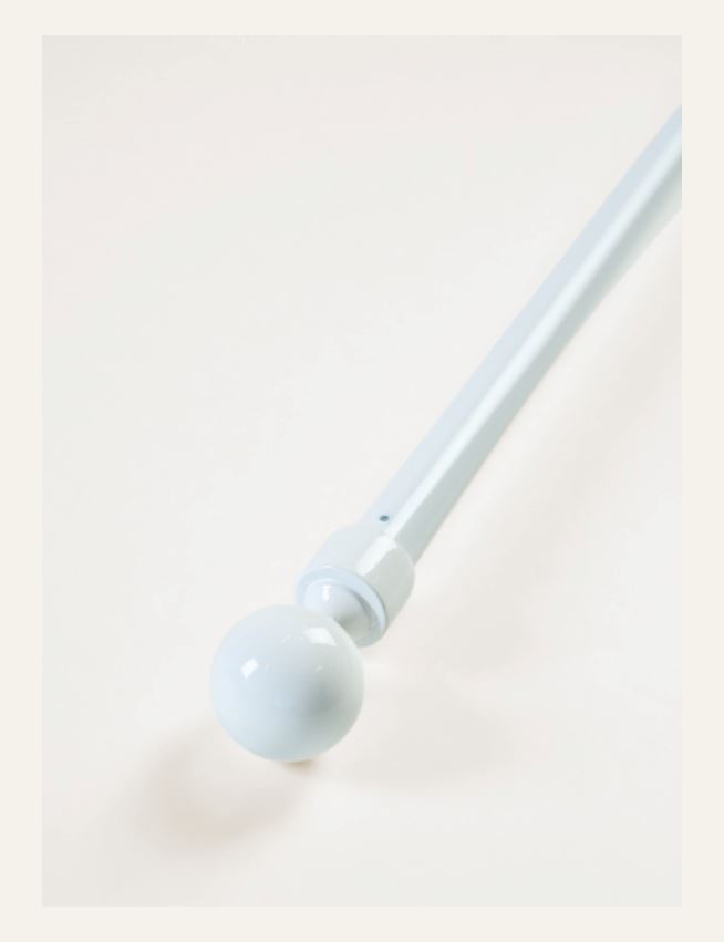 Gardinstang komplett hvit - 3