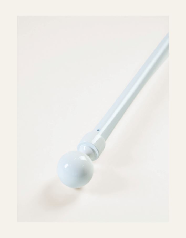 Gardinstang komplett hvit - 3