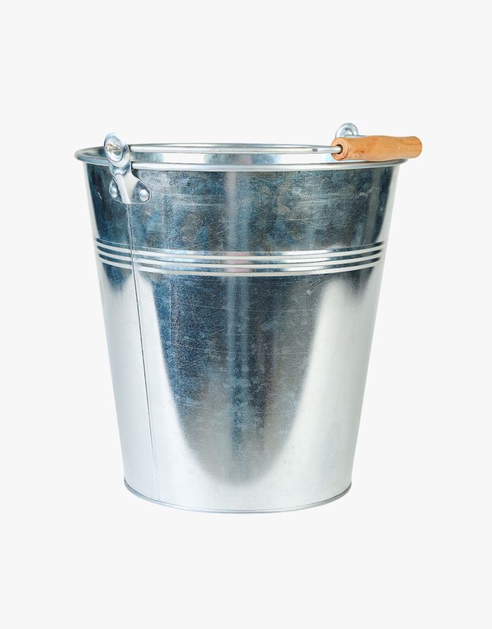 Bøtte sølv - 12L sølv - 1