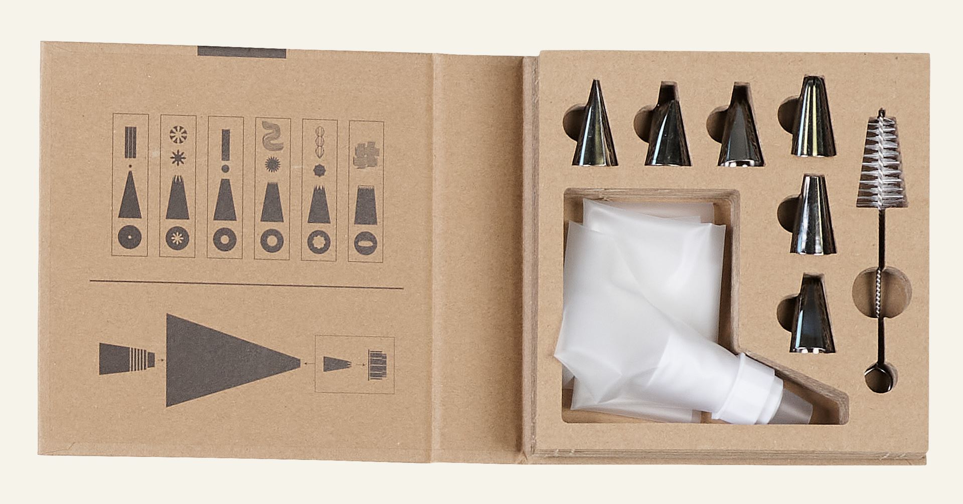 Sprøytesett hvit - 3