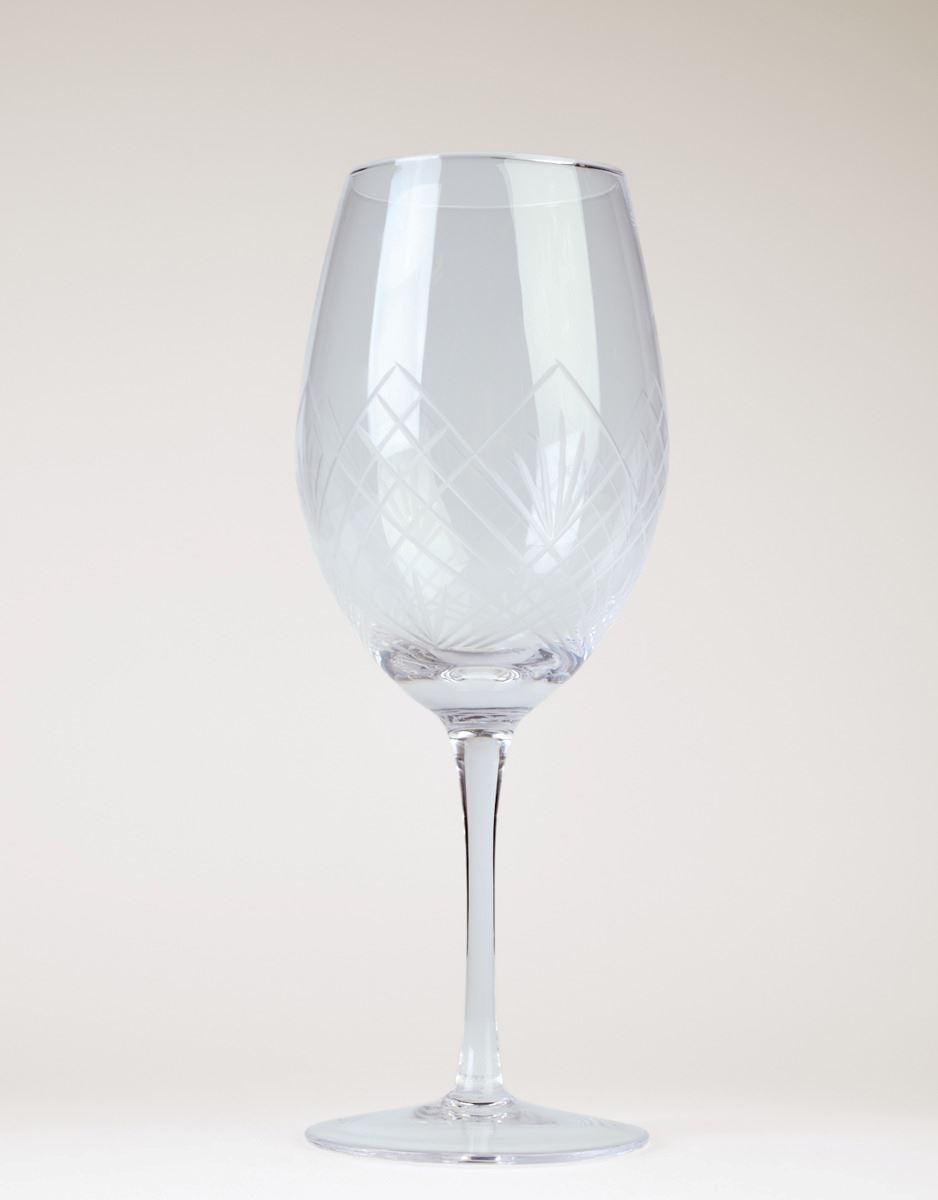 Rødvinsglass transparent - 3