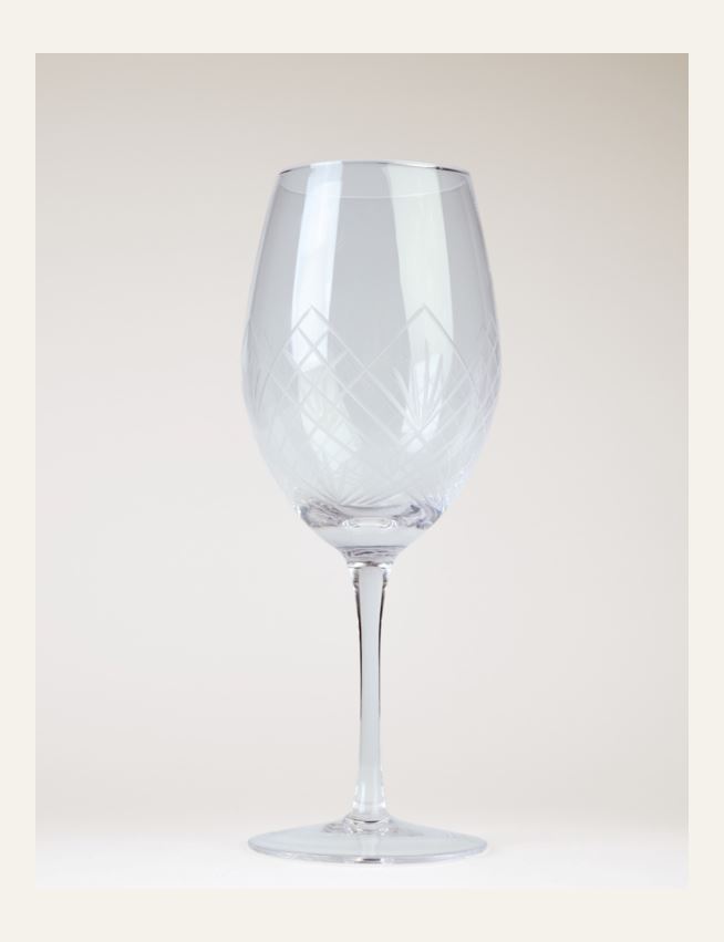 Rødvinsglass transparent - 3