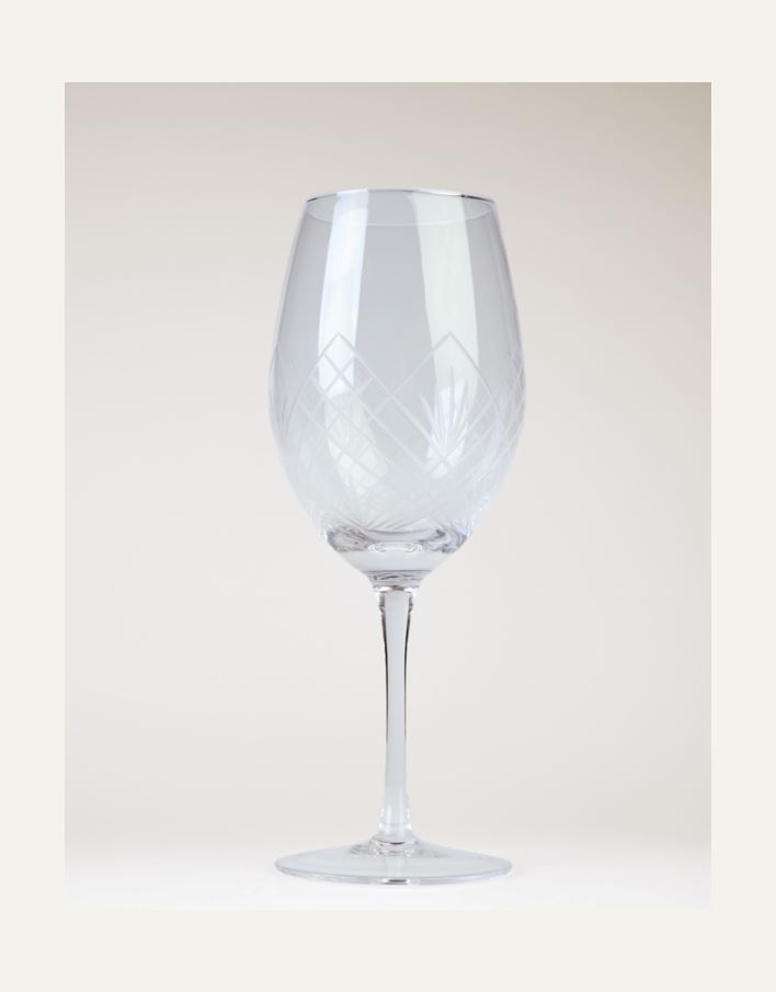 Rødvinsglass transparent - 3