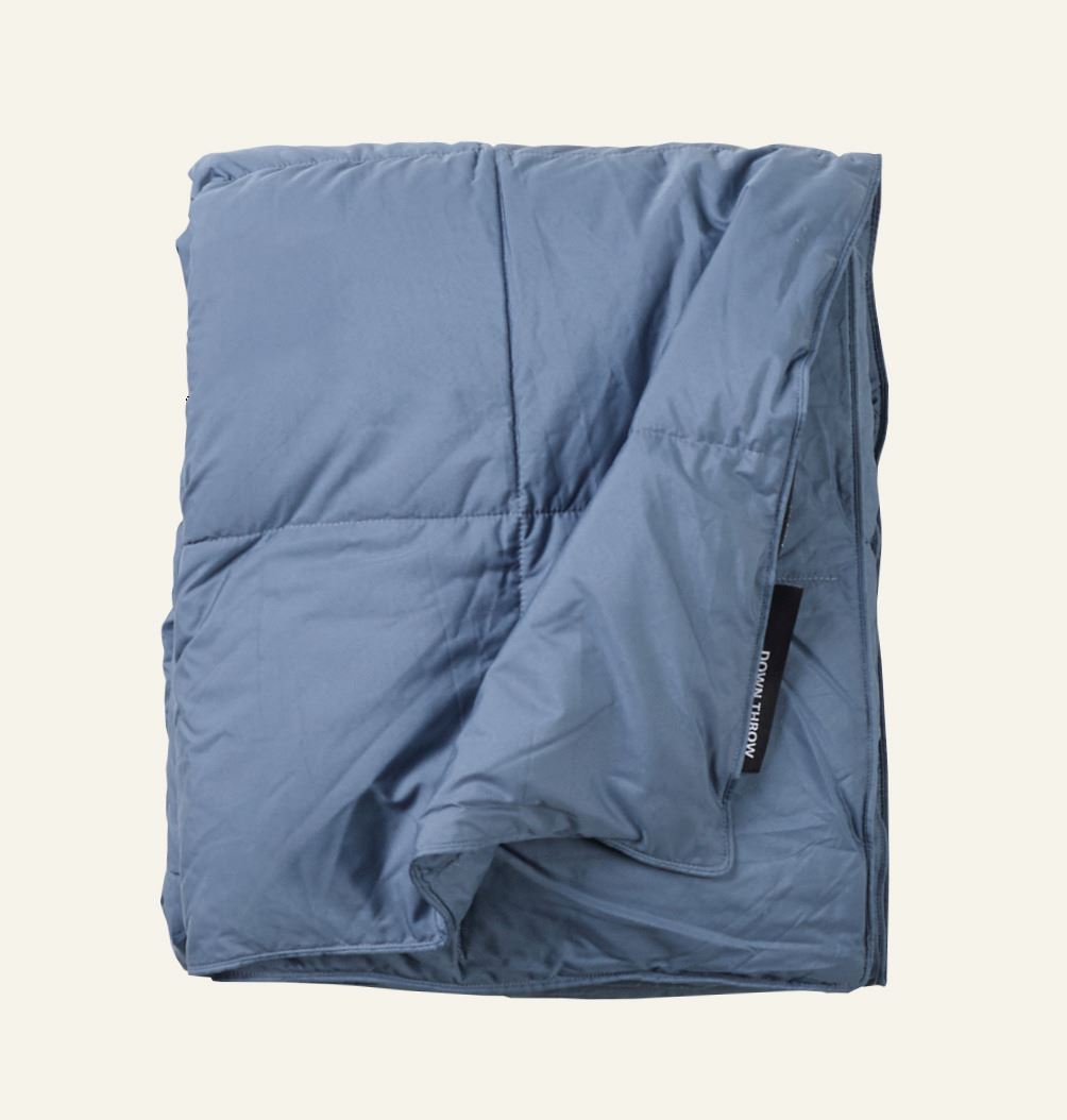 Dunpledd mørk blå - 2