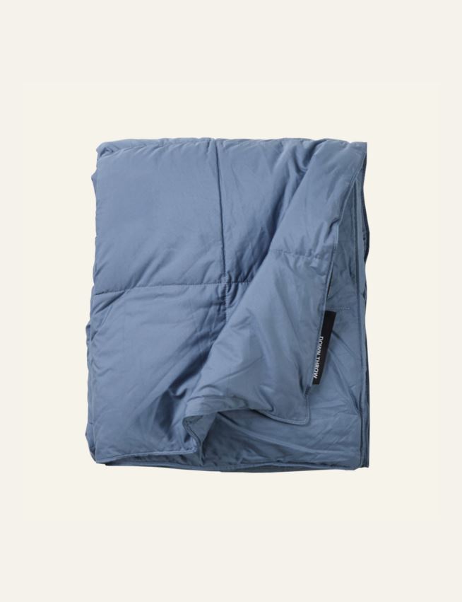 Dunpledd mørk blå - 2