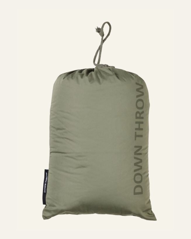 Dunpledd olivengrønn - 130x170 cm olivengrønn - 1