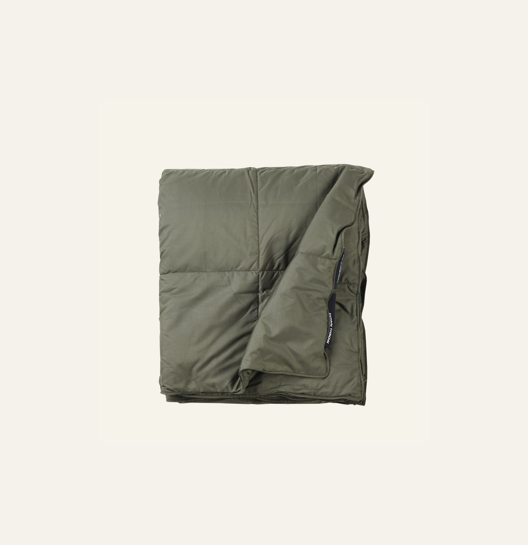 Dunpledd mørk grønn - 2