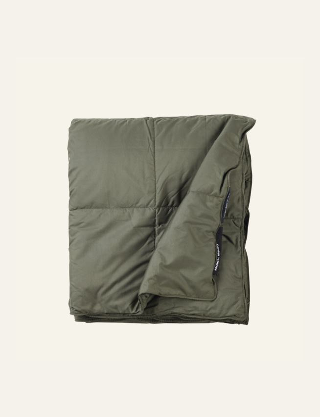 Dunpledd mørk grønn - 2