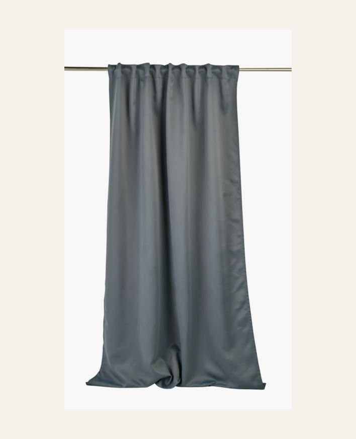 Lysdempende gardin gråblå - 140x160 cm gråblå - 1