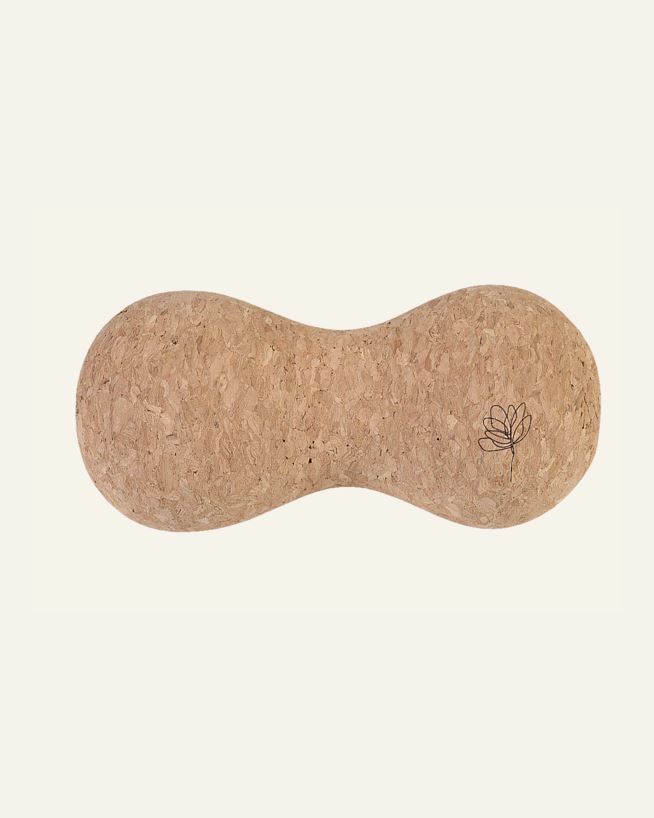 Dobbel massasjeball natur - 7x15 cm natur - 1