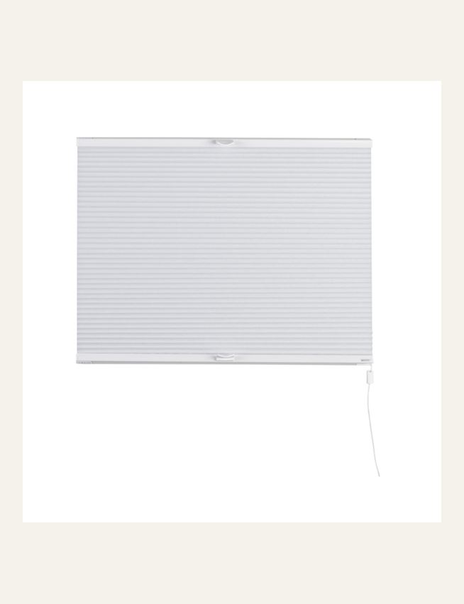 Basic opp&ned dobbel plisségardin 25mm multi - 2