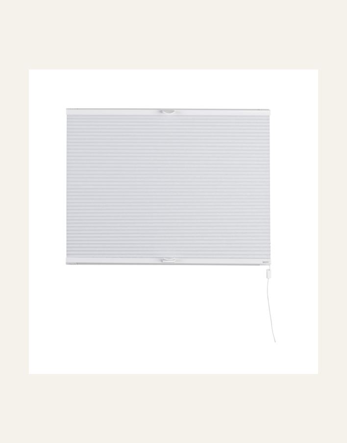 Basic opp&ned dobbel plisségardin 25mm multi - 2