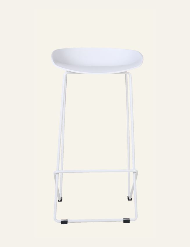 Barstol hvit - 2
