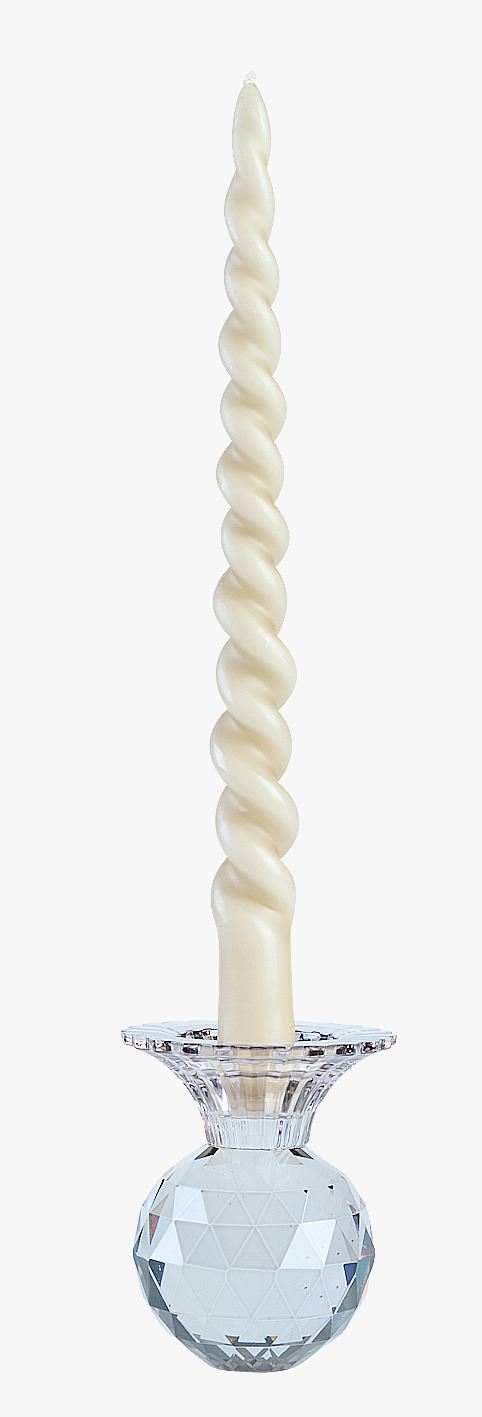 Lysholder transparent - 8,5x8,5x9 cm transparent - 1