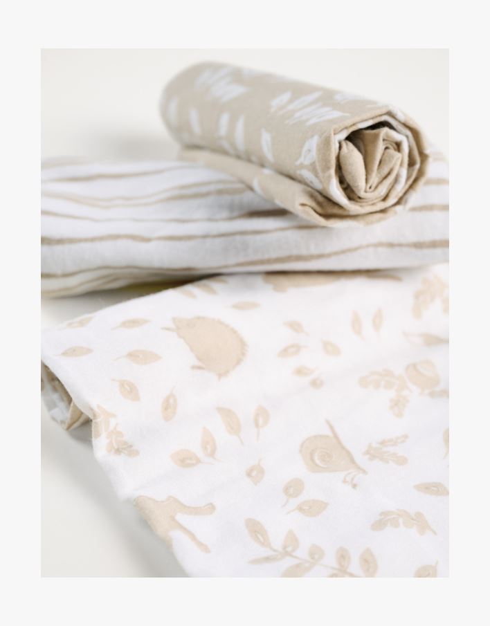 Flanellkluter beige - 50x50 cm beige - 1