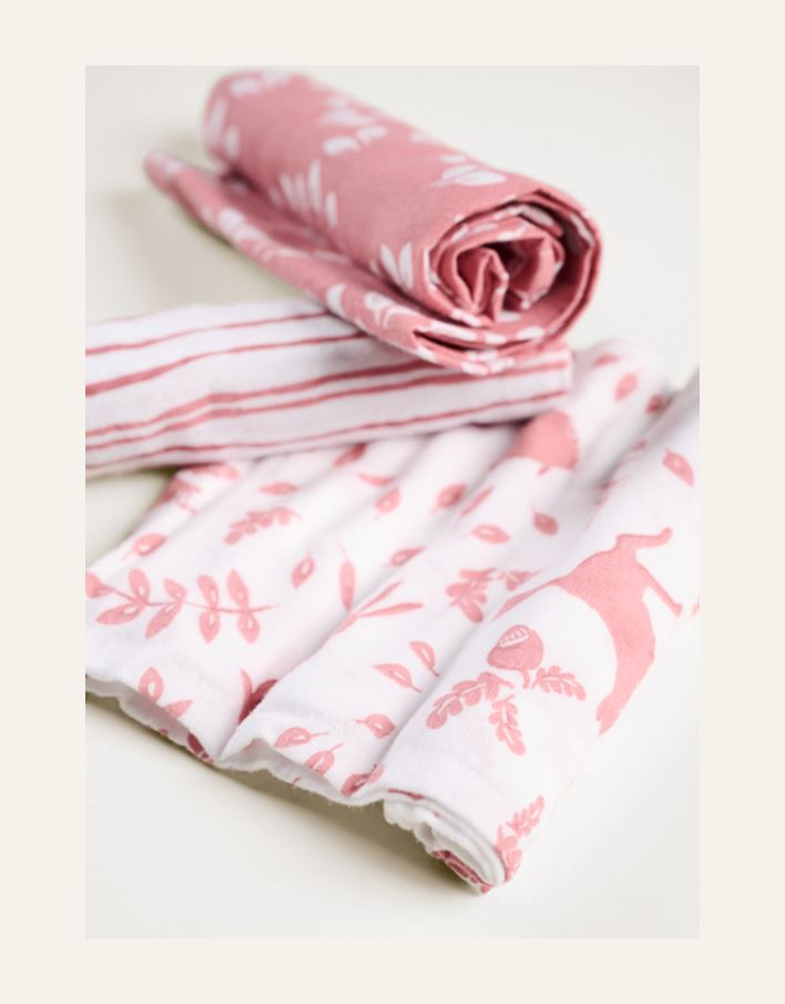 Flanellkluter rosa - 2