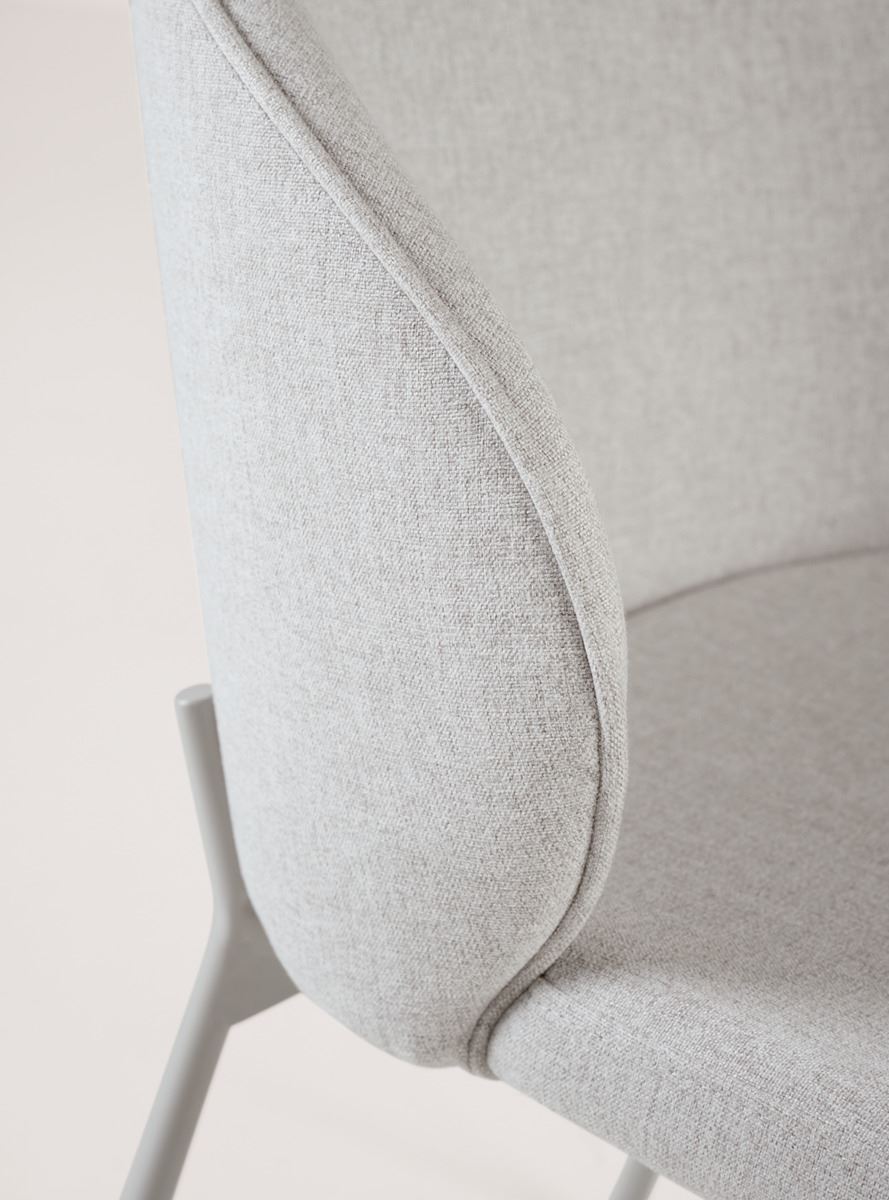 Spisestuestol lys beige - 4