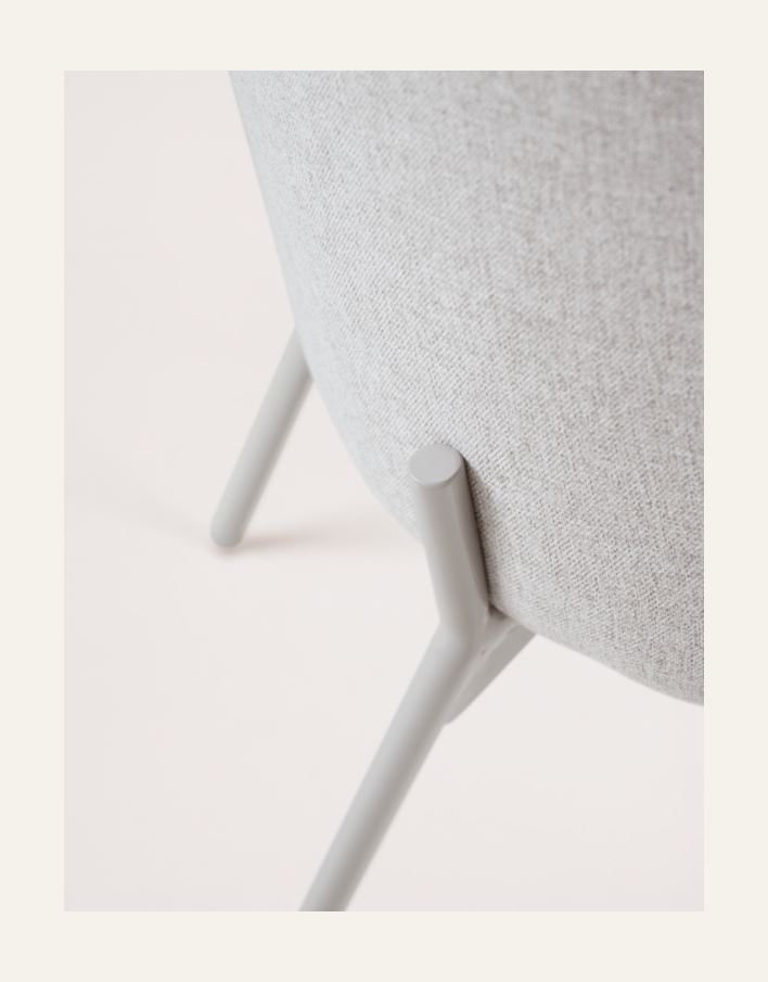 Spisestuestol lys beige - 5