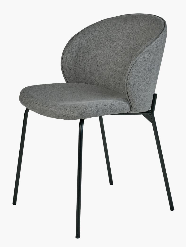 Spisestuestol grå - 57x49.5x80 cm grå - 1