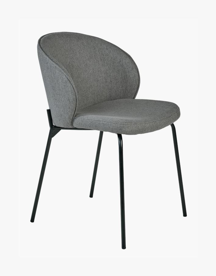 Spisestuestol grå - 57x49.5x80 cm grå - 1