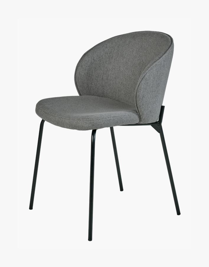 Spisestuestol grå - 57x49.5x80 cm grå - 1