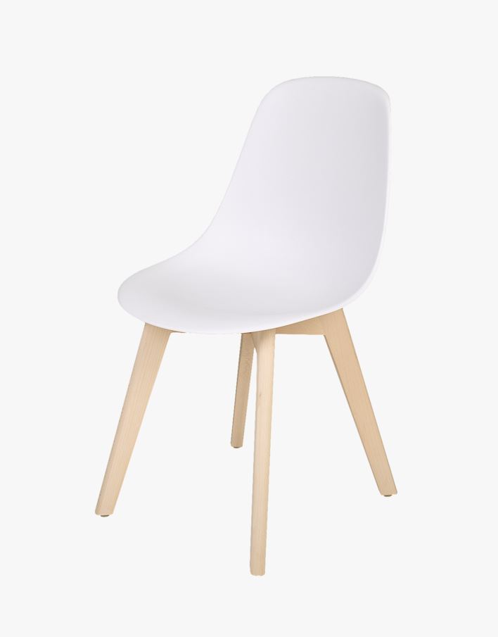 Spisestuestol hvit - 46x52,5x82 cm hvit - 1