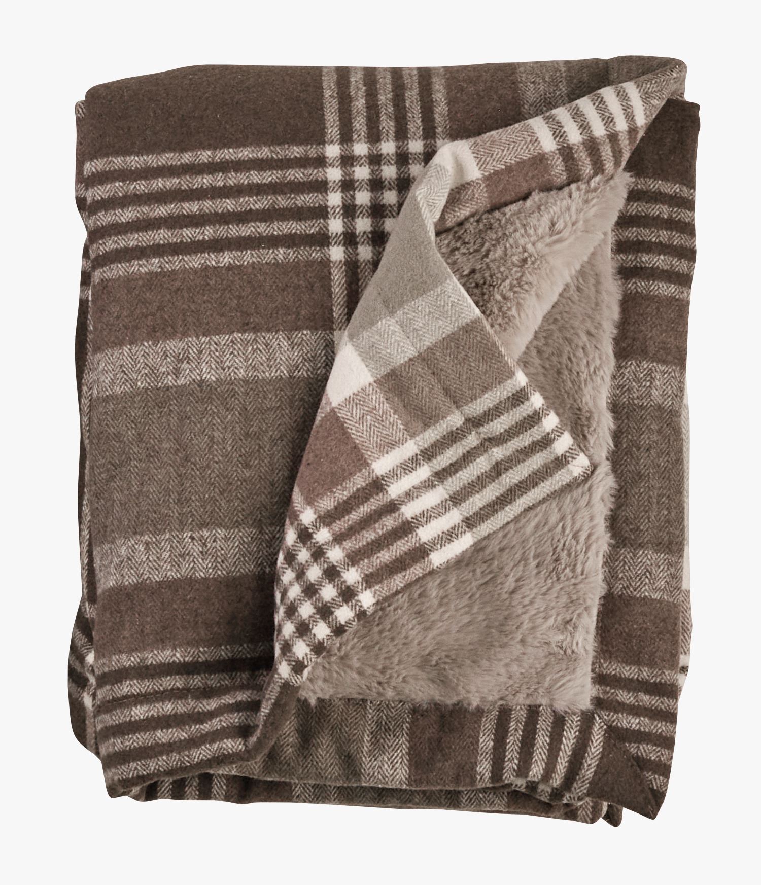 Pelspledd multi brun - 130x170 cm multi brun - 1