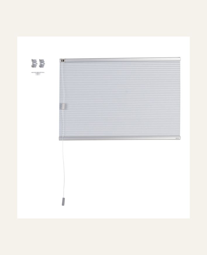 Premium dobbel plisségardin m/snortrekk 25mm multi - 25 mm multi - 1