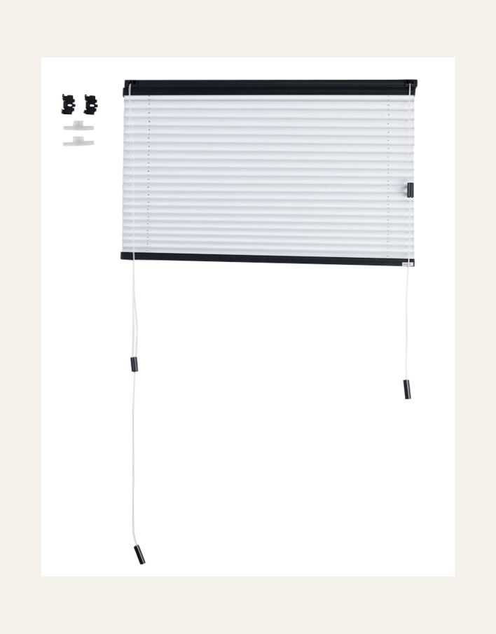 Premium opp&ned enkel plisségardin m/snortrekk 25mm multi - 2