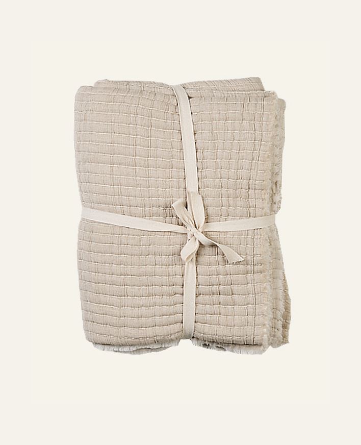 Sengeteppe natur - 240x240 cm natur - 1