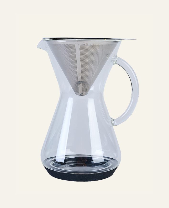 Kaffebrygger transparent - 12,5x20,5x16 cm transparent - 1