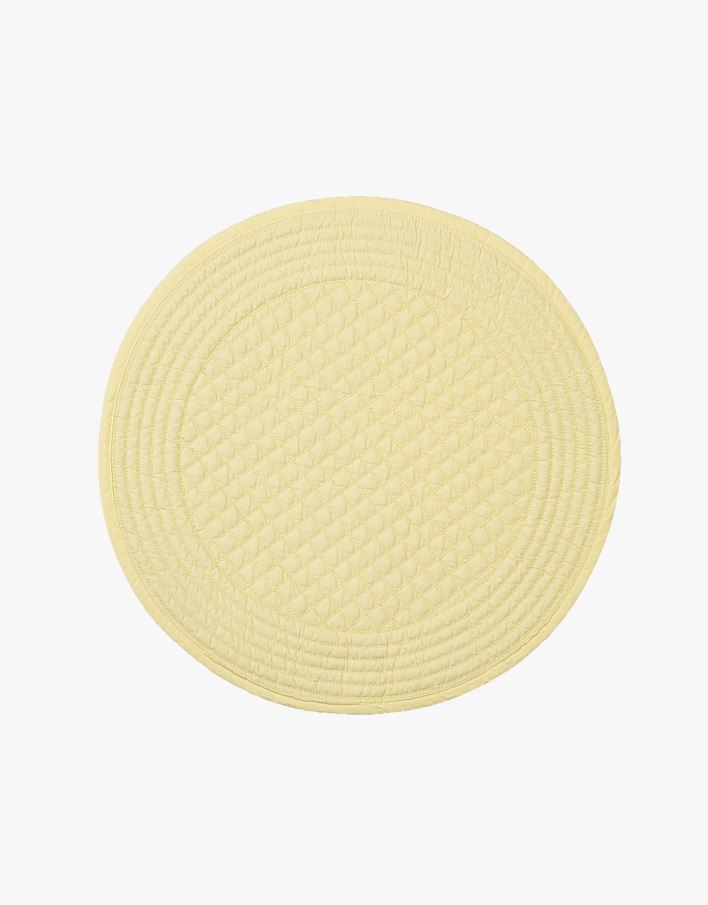 Brikke lys gul - ø37cm lys gul - 1