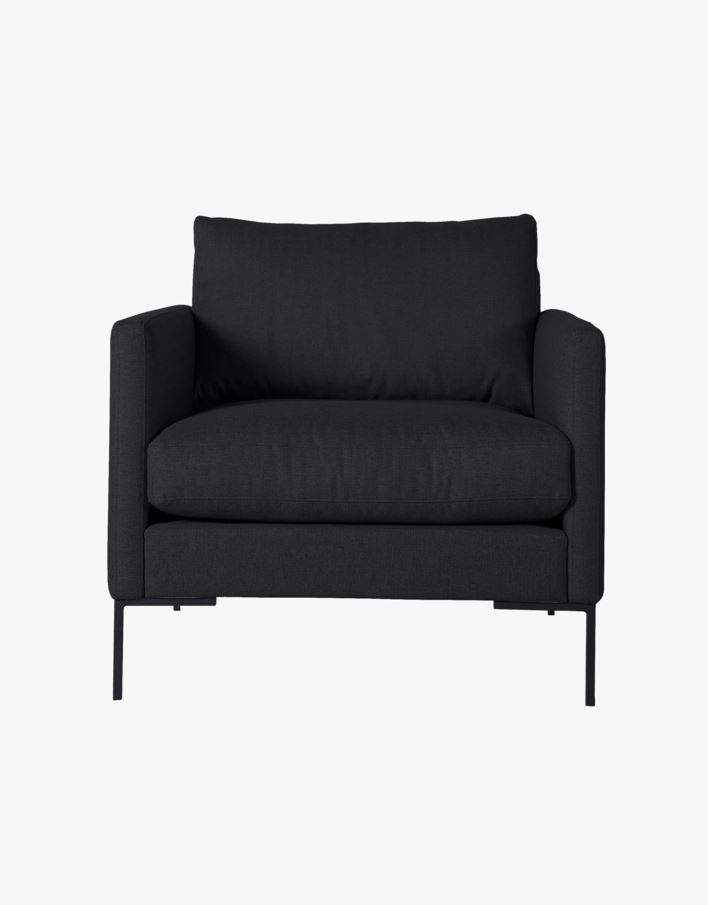 Loungestol svart - 86x95x83 cm svart - 1