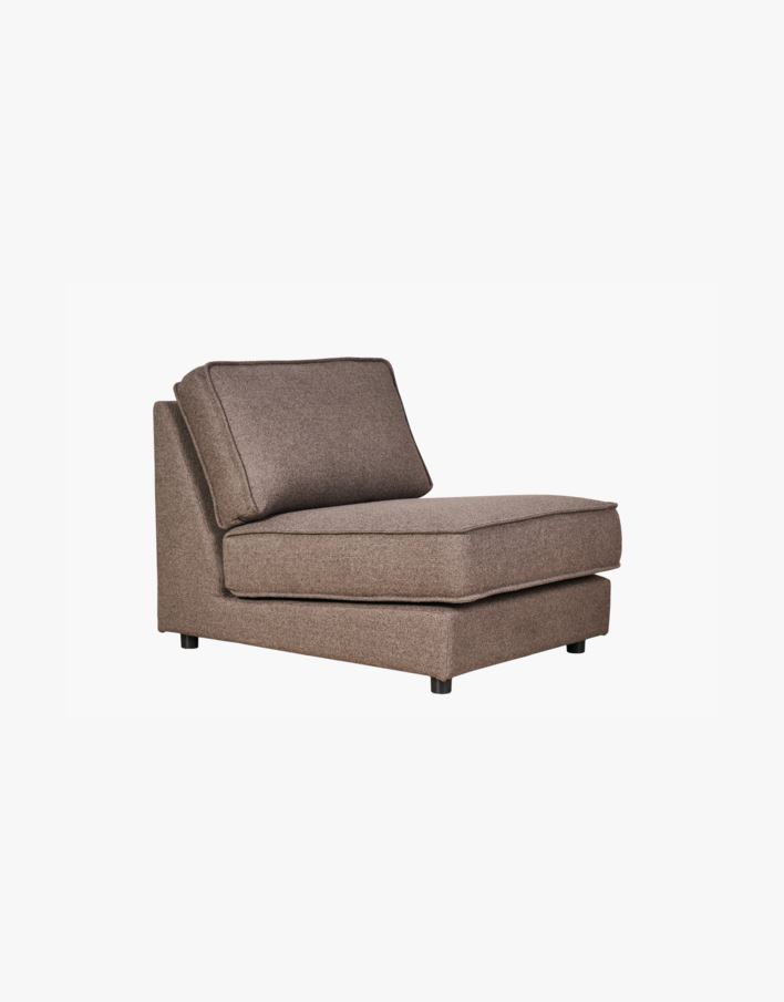 Loungestol brun - 74x95x79 cm brun - 1