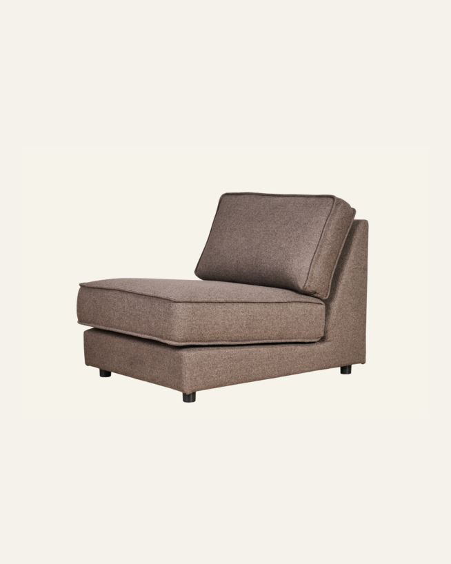 Loungestol brun - 74x95x79 cm brun - 1