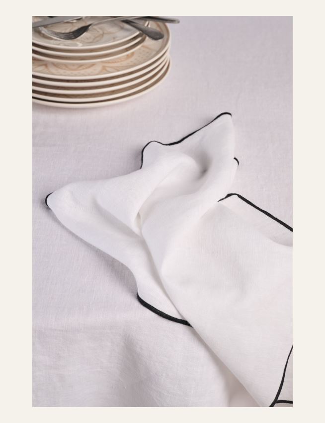 Rund linduk hvit - 5