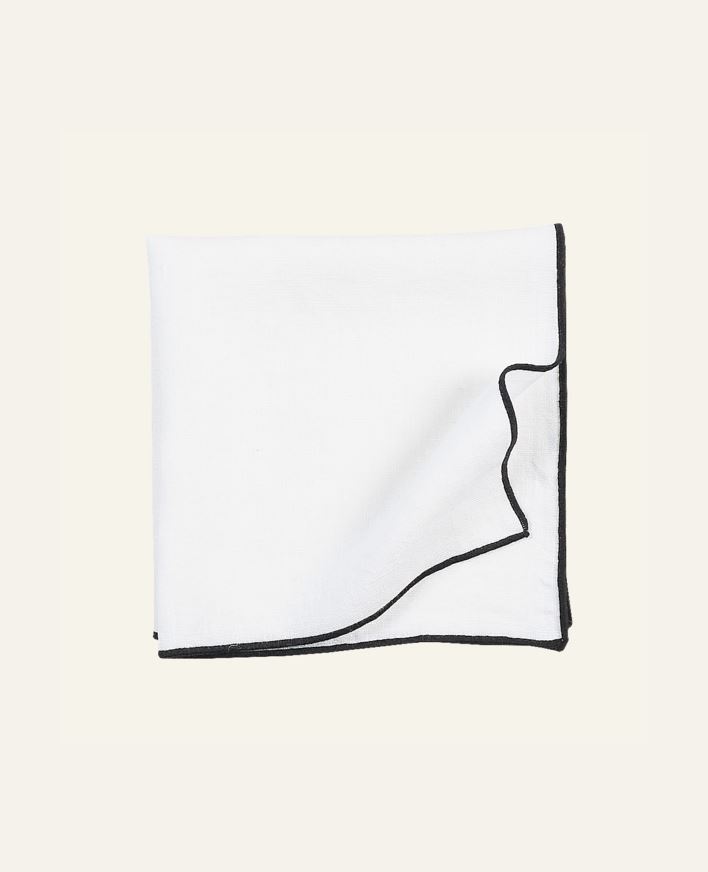 Linserviett hvit - 47x47 cm hvit - 1